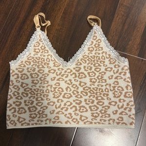 Shein leopard print tank top